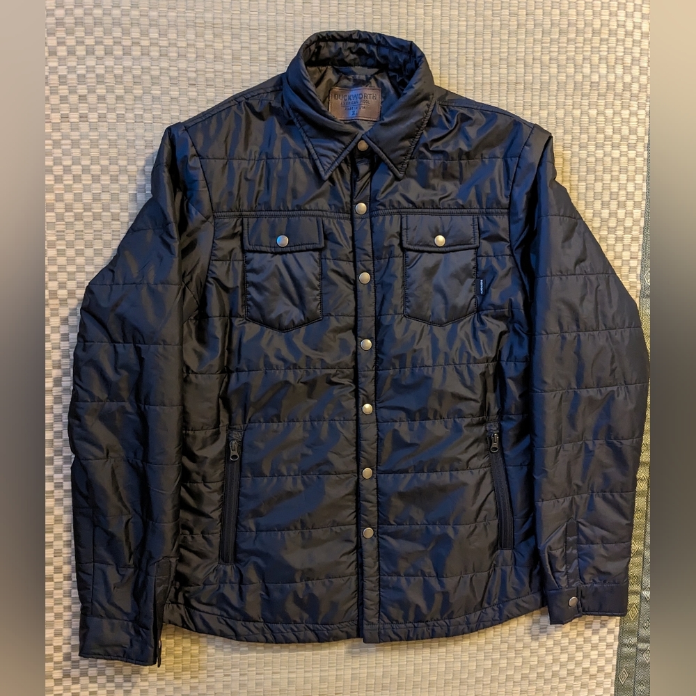 SOLD OUT $295 Duckworth Wool Cloud Shirt Jacket Men's Large Black USA